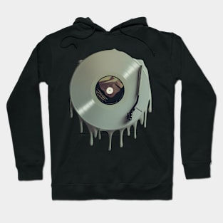 Melting vinyl record Hoodie